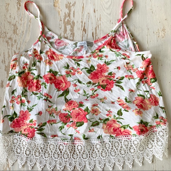 Charlotte Russe boho crop tops sz Med BUNDLE - Picture 5 of 6
